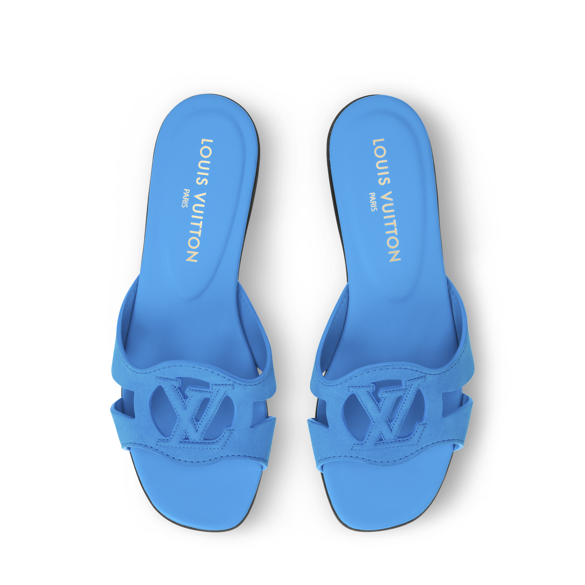 LV Isola Flat Mule - Luxury Shoes - 1AK4QN Blue | LOUIS VUITTON